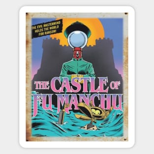 Mystery Science Rusty Barn Sign - The Castle of Fu Manchu Sticker